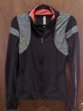 Women's Kyodon Black and Gray Athletic Jacket